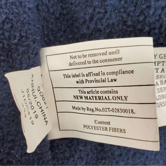 DKNY baby puffer jacket Blue with rainbow polka dots - Picture 6 of 9